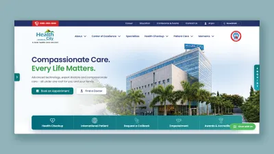 Health City Hospital Website
